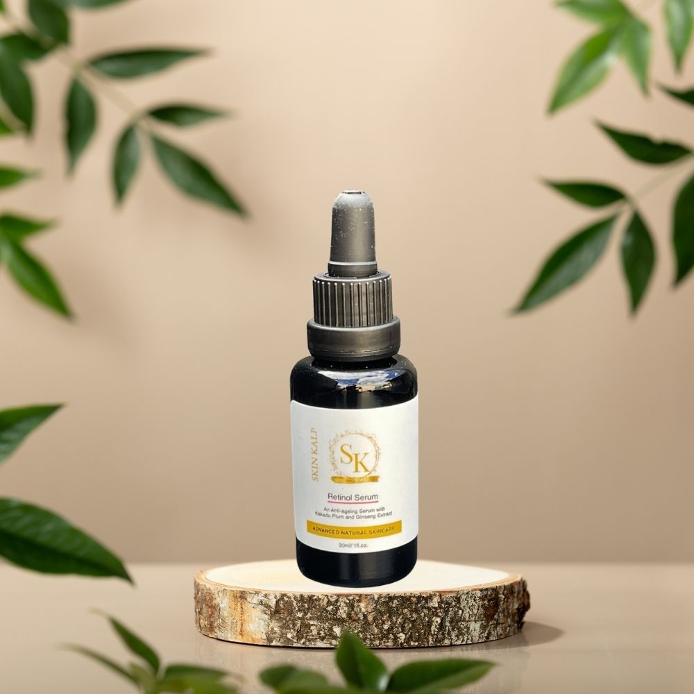 Organic Natural Retinol Serum Vitamin A for Face with Vitamin E and Hyaluronic Acid