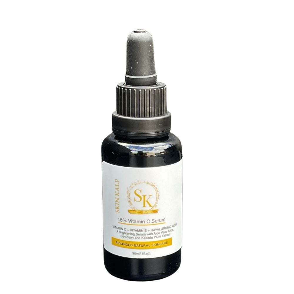 Organic Vitamin C Serum for Face With Vit E and Hyaluronic Acid